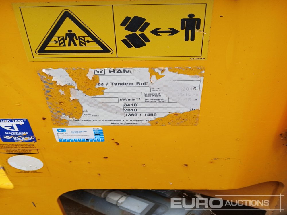 2016 Hamm HD12 VV - Rodillo: foto 2 2016 Hamm HD12 VV - Rodillo: foto 2