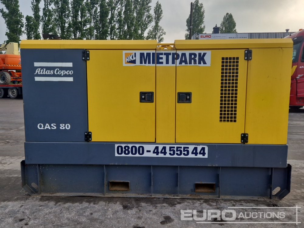 2017 Atlas Copco QAS80 ST3 - Generador industriale: foto 5 2017 Atlas Copco QAS80 ST3 - Generador industriale: foto 5