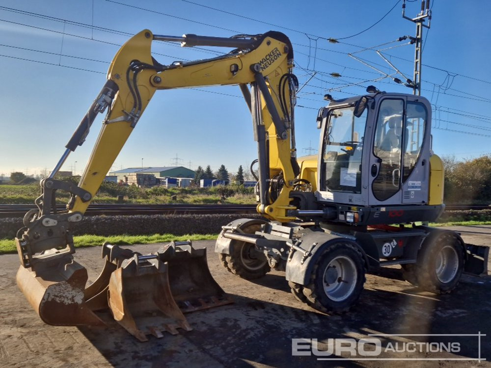 2018 Wacker Neuson EW100 - Excavadora de ruedas: foto 1 2018 Wacker Neuson EW100 - Excavadora de ruedas: foto 1