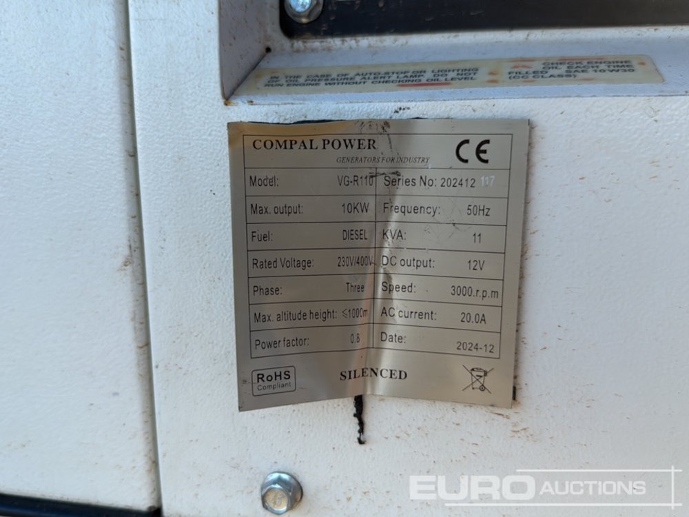 Generador industriale 2024 Compal Power VG-R110: foto 15 Generador industriale 2024 Compal Power VG-R110: foto 15
