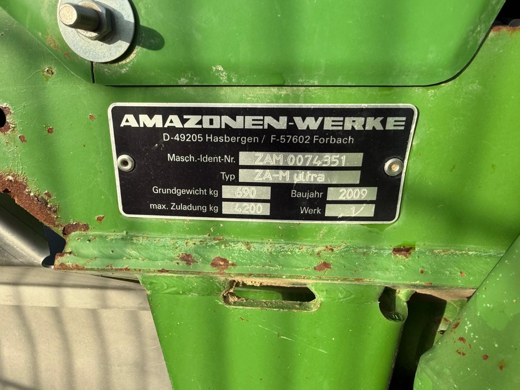 Amazone ZAM-Ultra 4200 Profis Hydro - Pulverizador: foto 5 Amazone ZAM-Ultra 4200 Profis Hydro - Pulverizador: foto 5