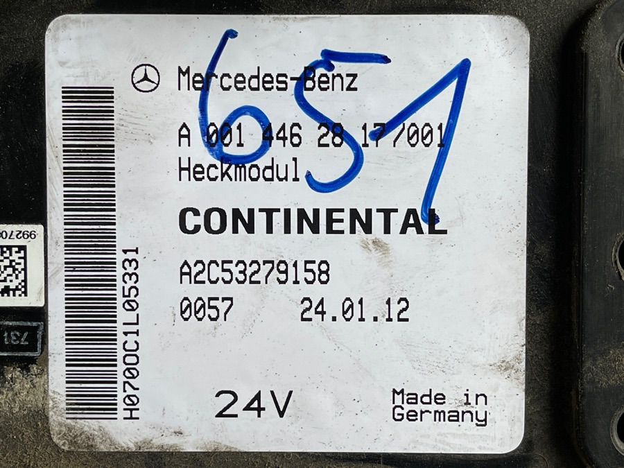 MERCEDES ECU A0014462817 - Sistema eléctrico para Camión: foto 1 MERCEDES ECU A0014462817 - Sistema eléctrico para Camión: foto 1