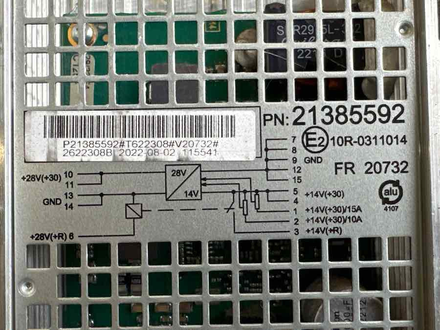 VOLVO SWITCH 21385592 - Sistema eléctrico para Camión: foto 3 VOLVO SWITCH 21385592 - Sistema eléctrico para Camión: foto 3