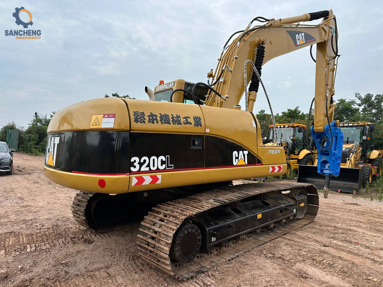 CAT 320CL crawler excavator with hammer - Excavadora de cadenas: foto 4 CAT 320CL crawler excavator with hammer - Excavadora de cadenas: foto 4