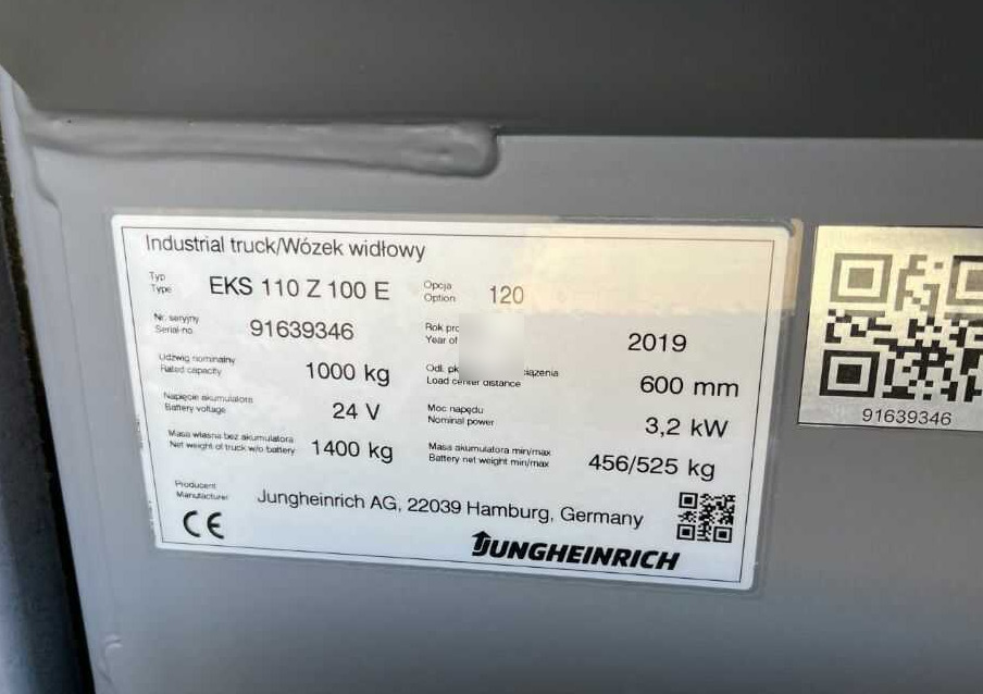 Jungheinrich EKS110 - Recoge pedidos: foto 4 Jungheinrich EKS110 - Recoge pedidos: foto 4