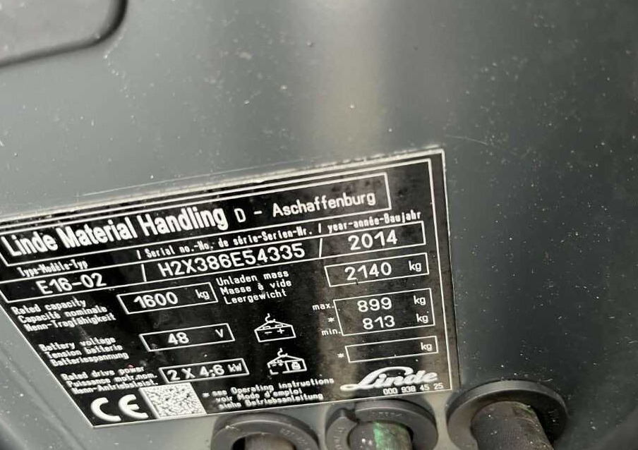 Linde E16-01 - Carretilla elevadora eléctrica: foto 4 Linde E16-01 - Carretilla elevadora eléctrica: foto 4