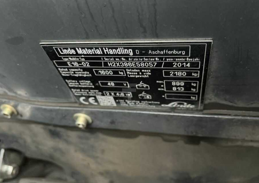 Linde E16-02 - Carretilla elevadora eléctrica: foto 4 Linde E16-02 - Carretilla elevadora eléctrica: foto 4
