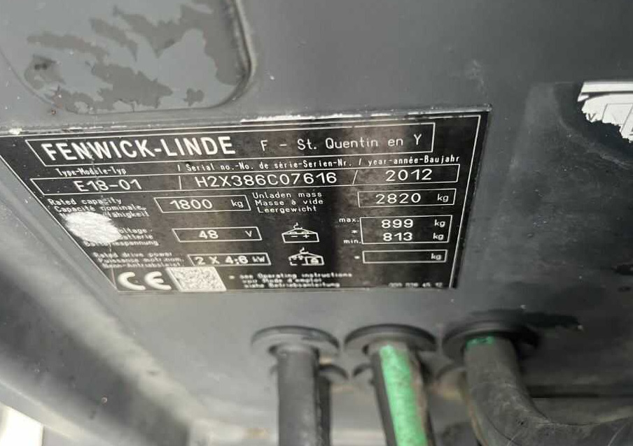 Linde E18-01 - Carretilla elevadora eléctrica: foto 4 Linde E18-01 - Carretilla elevadora eléctrica: foto 4