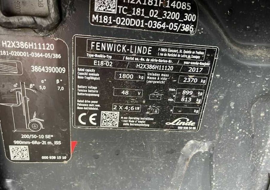 Linde E18-02 - Carretilla elevadora eléctrica: foto 4 Linde E18-02 - Carretilla elevadora eléctrica: foto 4