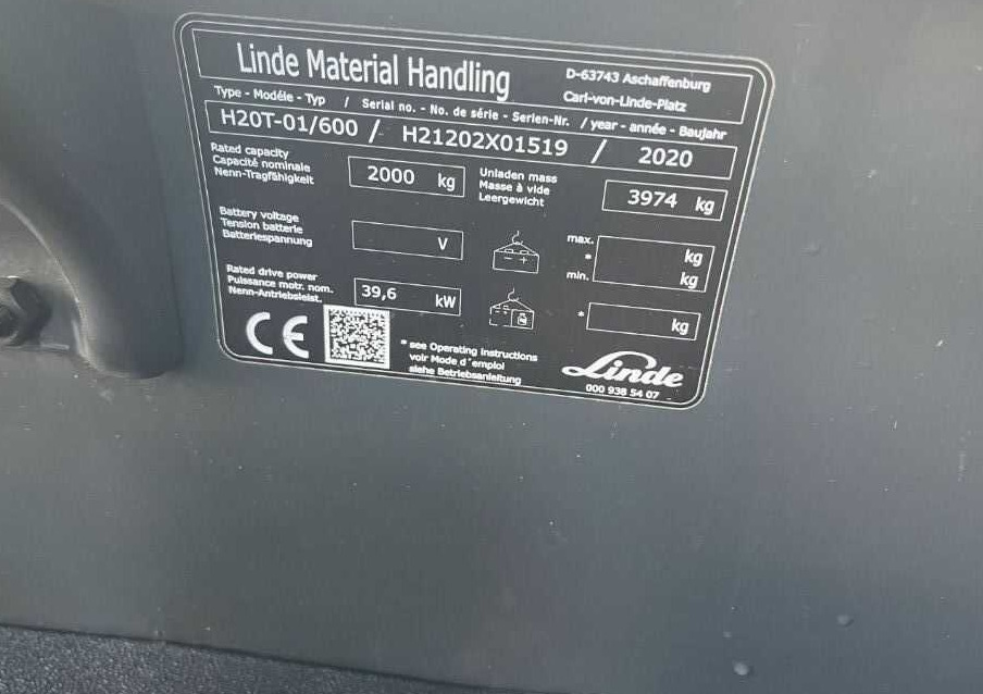 Linde H20T-01/600 - Carretilla elevadora de gas: foto 4 Linde H20T-01/600 - Carretilla elevadora de gas: foto 4