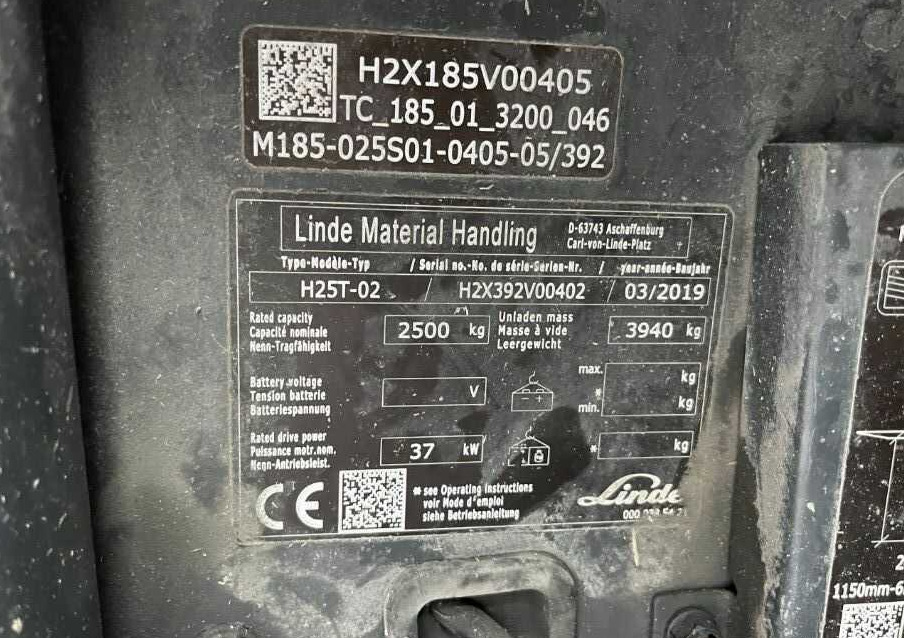Linde H25T-02 - Carretilla elevadora de gas: foto 4 Linde H25T-02 - Carretilla elevadora de gas: foto 4