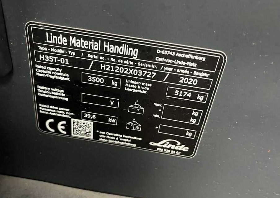 Linde H35T - Carretilla elevadora de gas: foto 5 Linde H35T - Carretilla elevadora de gas: foto 5