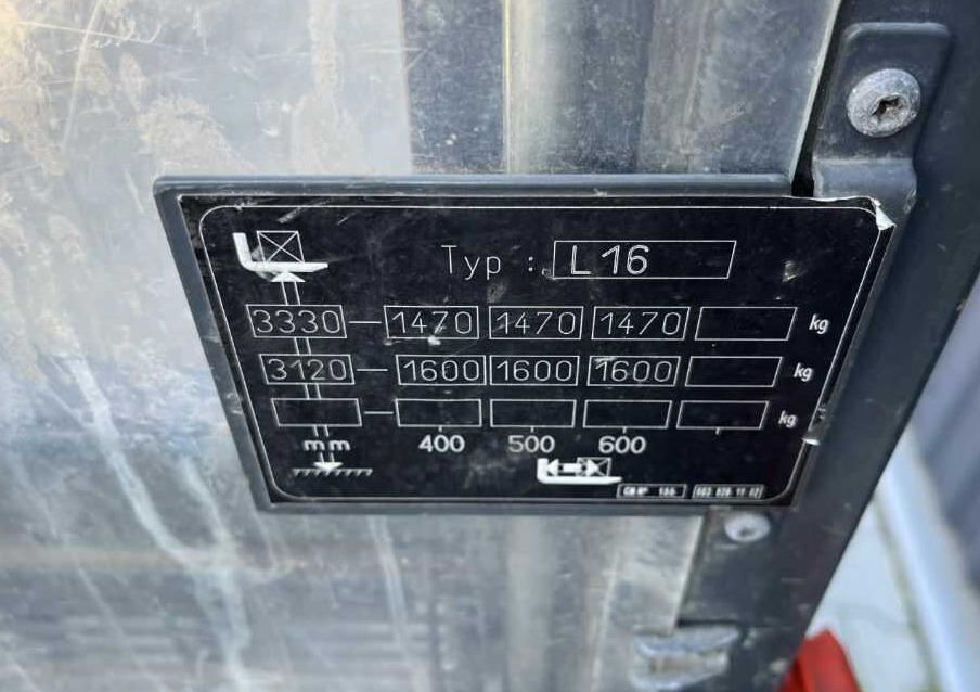 Linde L16 - Apilador: foto 5 Linde L16 - Apilador: foto 5