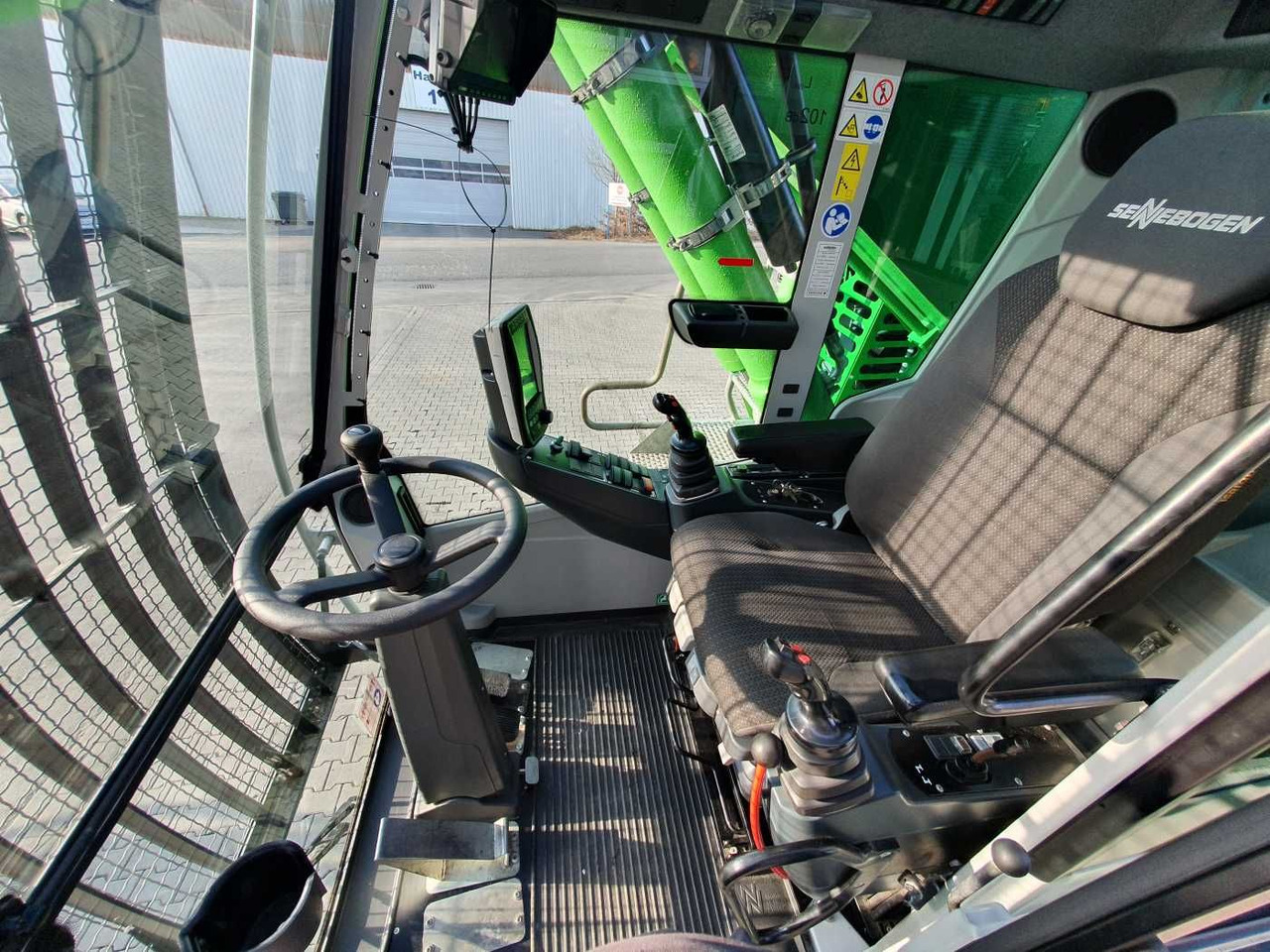 Manipulador de materiales nuevo Sennebogen 728 / inkl. Albach Greifersäge & SW / nur 2.016h: foto 10