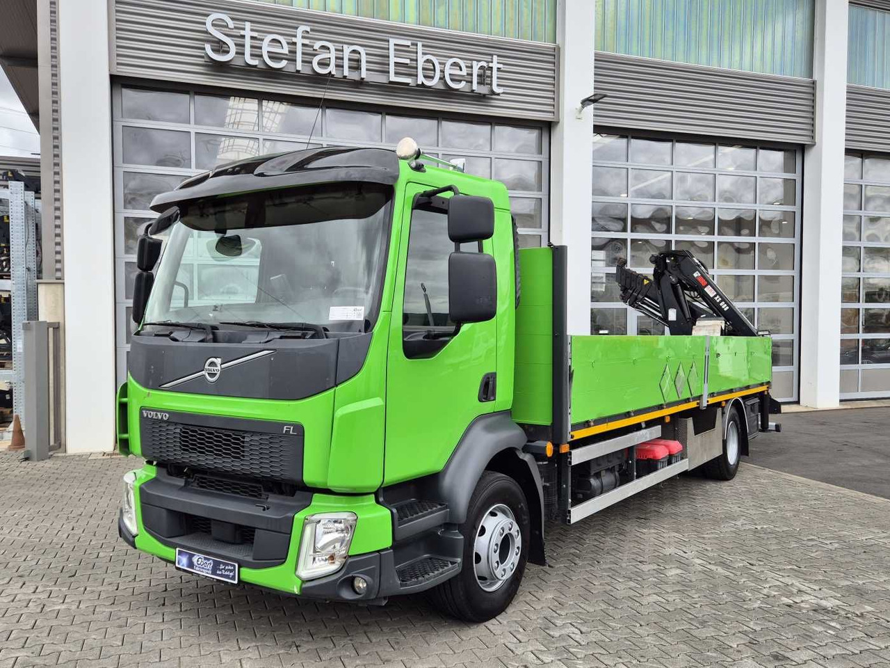 Volvo FL 42 R Kran Hiab XS 088 Funk bis 14 m! Kamera - Camión caja abierta, Camión grúa: foto 2 Volvo FL 42 R Kran Hiab XS 088 Funk bis 14 m! Kamera - Camión caja abierta, Camión grúa: foto 2