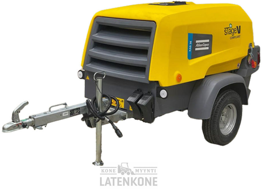 Atlas Copco XAS 38 StV Vaunukompressori UUSI - Compresor de aire: foto 1 Atlas Copco XAS 38 StV Vaunukompressori UUSI - Compresor de aire: foto 1