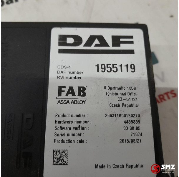 DAF Occ ECU CDS4 regeleenheid DAF - Unidad de control para Camión: foto 5 DAF Occ ECU CDS4 regeleenheid DAF - Unidad de control para Camión: foto 5
