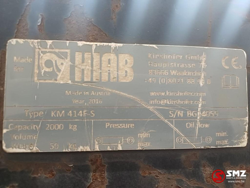 Hiab Occ pallethaak KM414F-S Hiab - Implemento para Equipo de manutención: foto 5 Hiab Occ pallethaak KM414F-S Hiab - Implemento para Equipo de manutención: foto 5