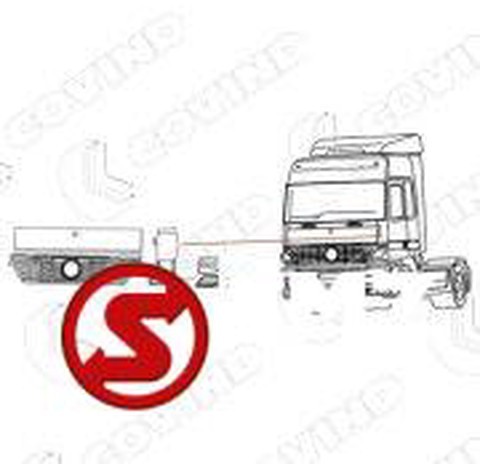 Mercedes-Benz Windgeleider rechts actros mp1 - Aerodinámica/ Spoiler para Camión: foto 2 Mercedes-Benz Windgeleider rechts actros mp1 - Aerodinámica/ Spoiler para Camión: foto 2