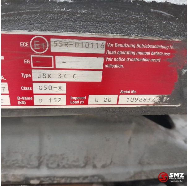 Quinta rueda para Camión jost Occ koppelschotel JSK37C + montageplaat Jost: foto 6 Quinta rueda para Camión jost Occ koppelschotel JSK37C + montageplaat Jost: foto 6