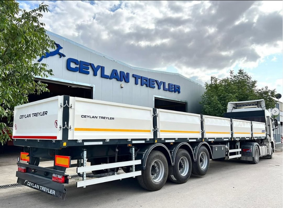 CEYLAN 3 AXLES FLATBED&PLATFORM WITH SIDE COVER - Semirremolque plataforma/ Caja abierta: foto 1 CEYLAN 3 AXLES FLATBED&PLATFORM WITH SIDE COVER - Semirremolque plataforma/ Caja abierta: foto 1