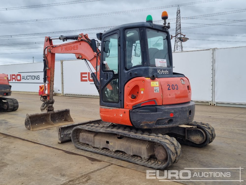 2013 Kubota U55-4 - Miniexcavadora: foto 3 2013 Kubota U55-4 - Miniexcavadora: foto 3
