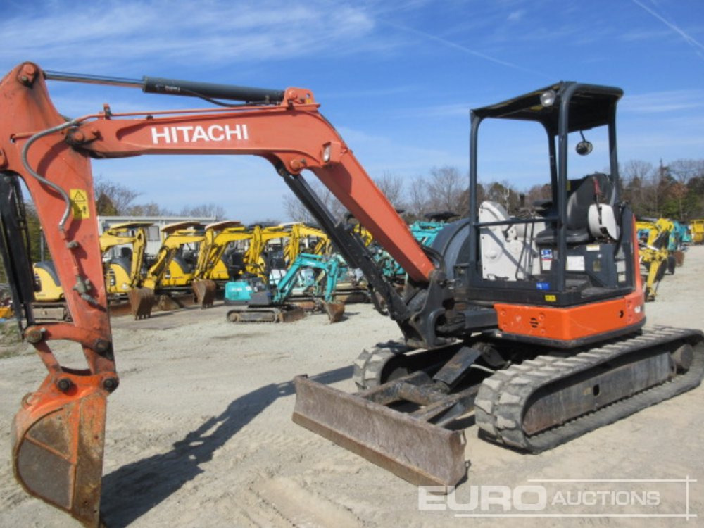 2014 Hitachi ZX40U-5A Rubber Tracks, Blade, Offset, Piped, Bucket - Miniexcavadora: foto 1 2014 Hitachi ZX40U-5A Rubber Tracks, Blade, Offset, Piped, Bucket - Miniexcavadora: foto 1