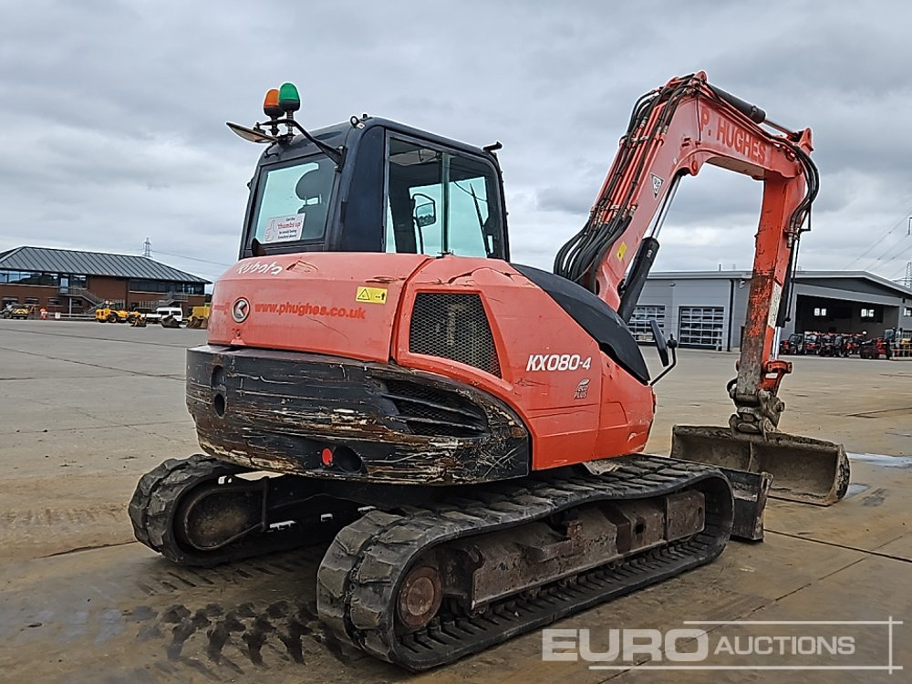 2014 Kubota KX080-4 - Miniexcavadora: foto 5 2014 Kubota KX080-4 - Miniexcavadora: foto 5