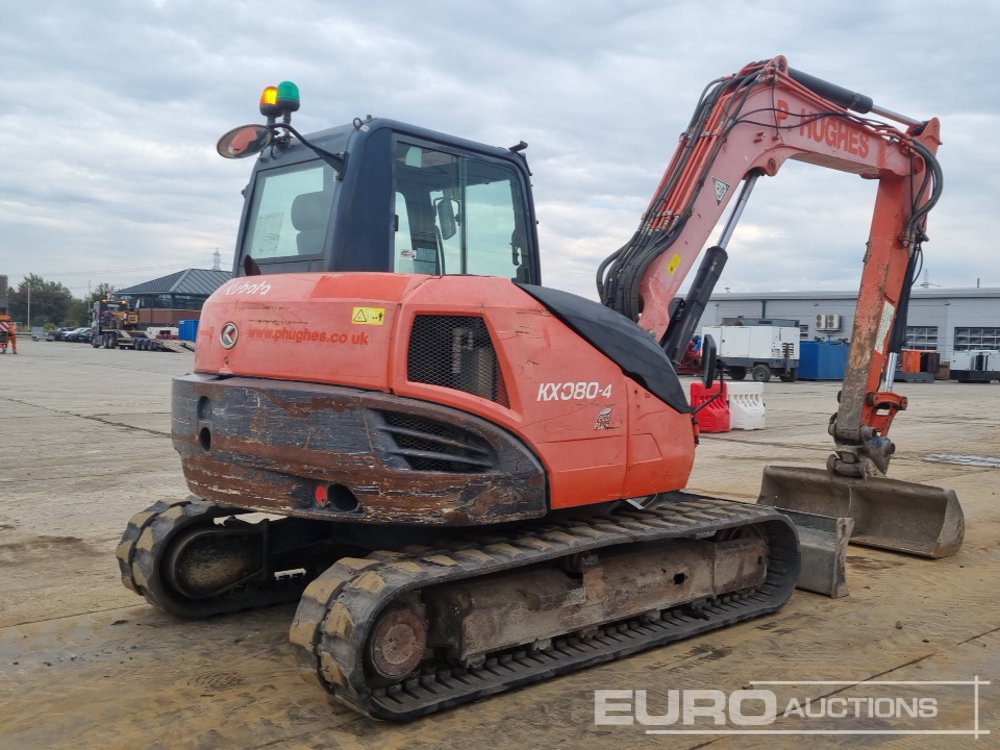 2014 Kubota KX080-4 - Miniexcavadora: foto 5 2014 Kubota KX080-4 - Miniexcavadora: foto 5