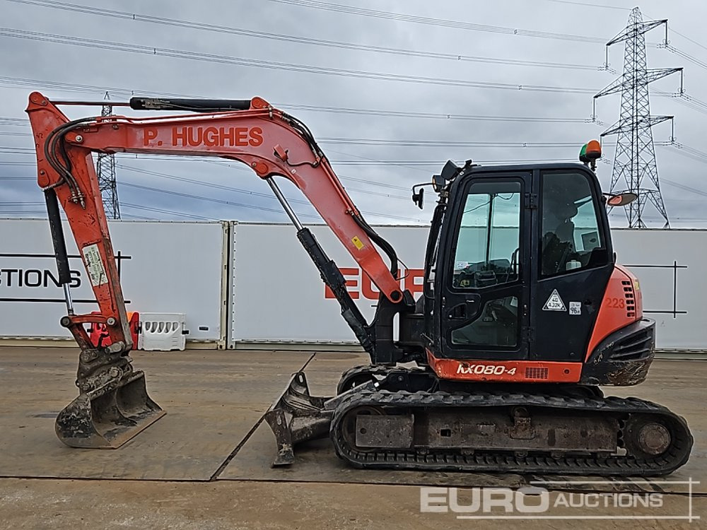 2014 Kubota KX080-4 - Miniexcavadora: foto 2 2014 Kubota KX080-4 - Miniexcavadora: foto 2