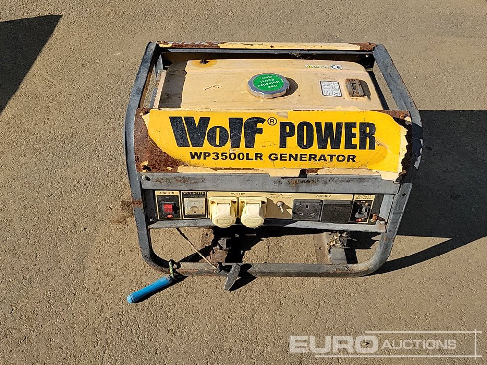 2014 Wolf Power WP3500LR - Generador industriale: foto 2 2014 Wolf Power WP3500LR - Generador industriale: foto 2