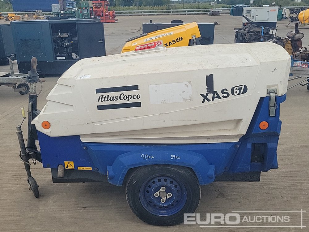 2015 Atlas Copco XAS67KD - Compresor de aire: foto 2 2015 Atlas Copco XAS67KD - Compresor de aire: foto 2