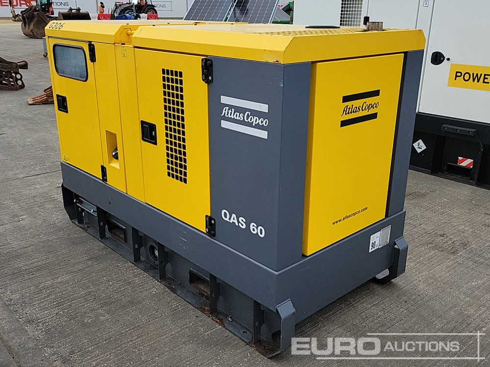 2016 Atlas Copco QAS 60 - Generador industriale: foto 3 2016 Atlas Copco QAS 60 - Generador industriale: foto 3