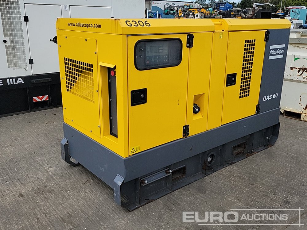 2016 Atlas Copco QAS 60 - Generador industriale: foto 1 2016 Atlas Copco QAS 60 - Generador industriale: foto 1