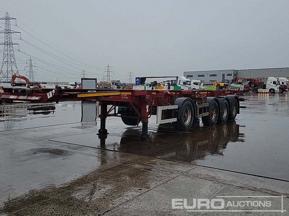 2016 Dennison MF16SK0 - Semirremolque portacontenedore/ Intercambiable: foto 1 2016 Dennison MF16SK0 - Semirremolque portacontenedore/ Intercambiable: foto 1