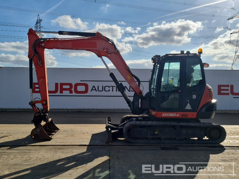 2016 Kubota KX080-4 - Miniexcavadora: foto 2 2016 Kubota KX080-4 - Miniexcavadora: foto 2