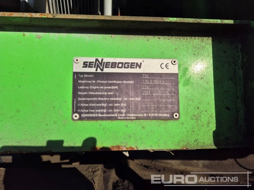 2017 Sennebogen 735E - Excavadora de ruedas: foto 5 2017 Sennebogen 735E - Excavadora de ruedas: foto 5