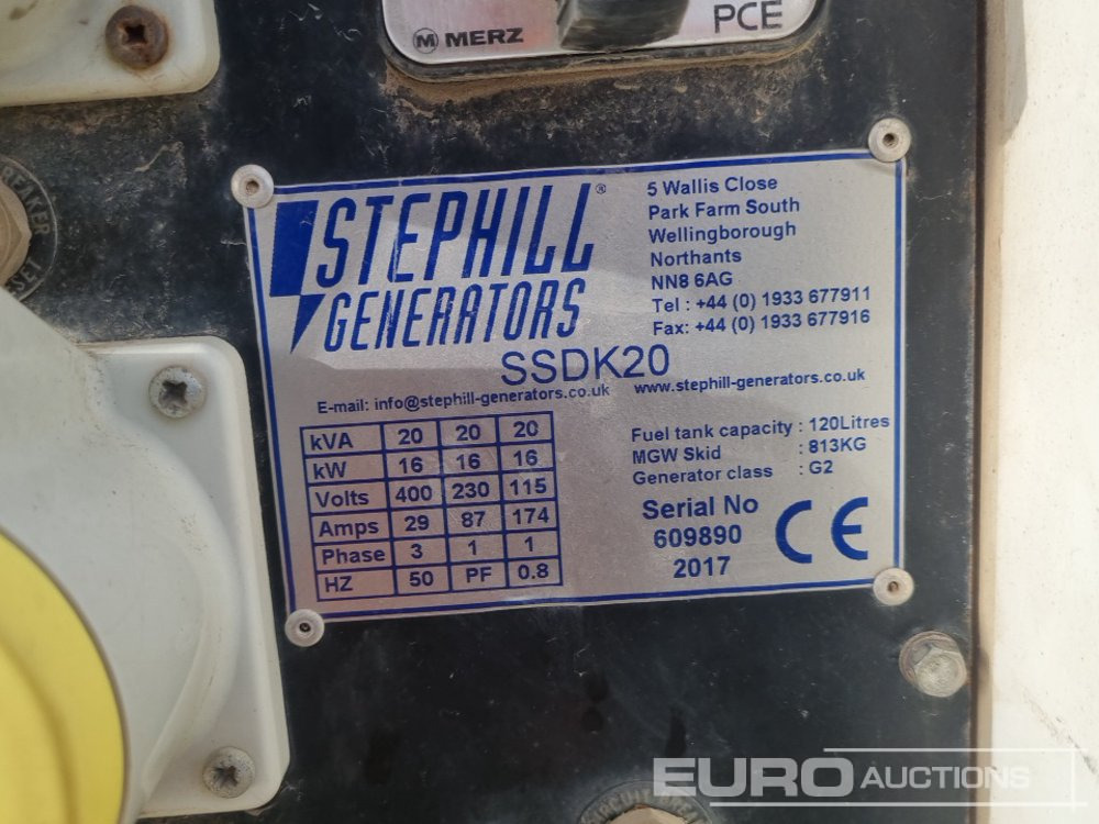 Generador industriale 2017 Stephill SSDK20: foto 27 Generador industriale 2017 Stephill SSDK20: foto 27