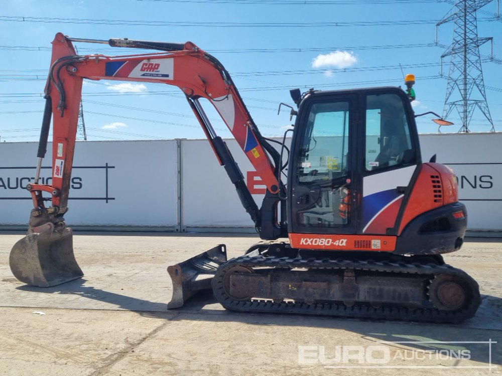 2018 Kubota KX080-4A - Miniexcavadora: foto 2 2018 Kubota KX080-4A - Miniexcavadora: foto 2