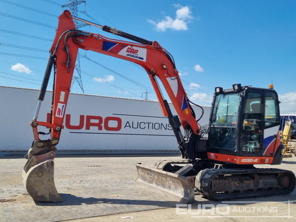 2018 Kubota KX080-4A - Miniexcavadora: foto 1 2018 Kubota KX080-4A - Miniexcavadora: foto 1