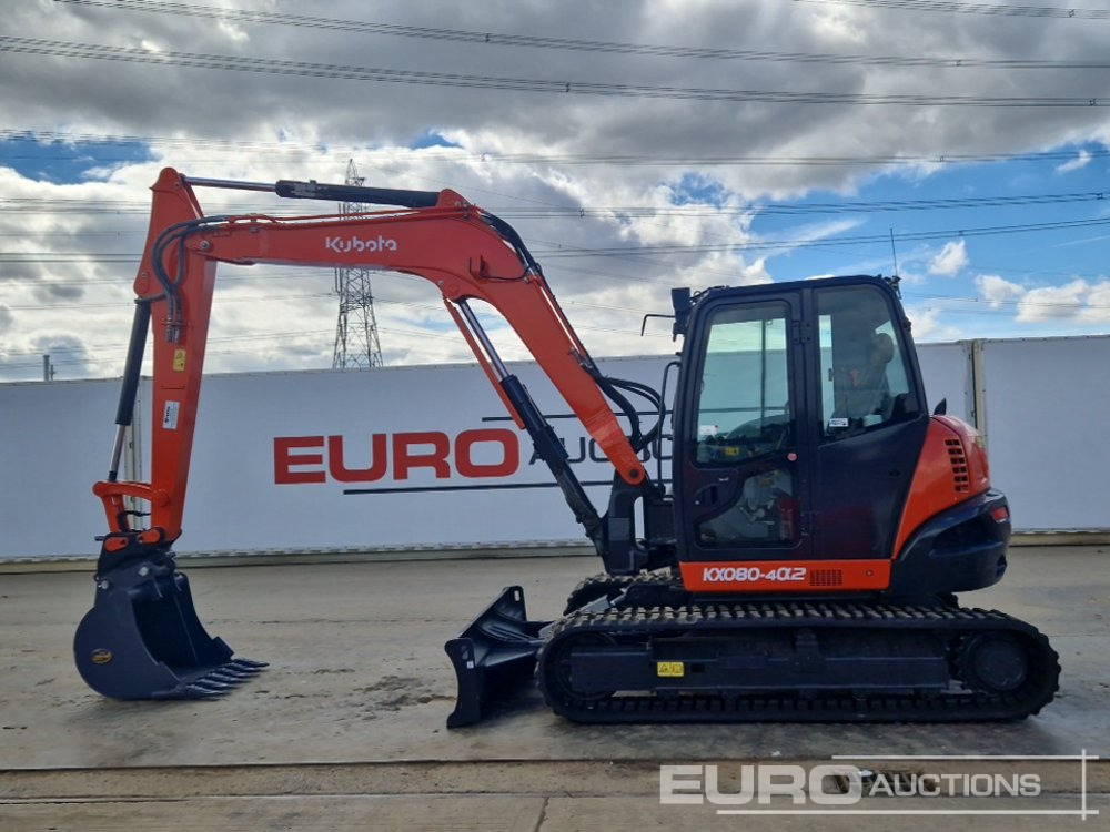 2018 Kubota KX080-4A - Miniexcavadora: foto 2 2018 Kubota KX080-4A - Miniexcavadora: foto 2