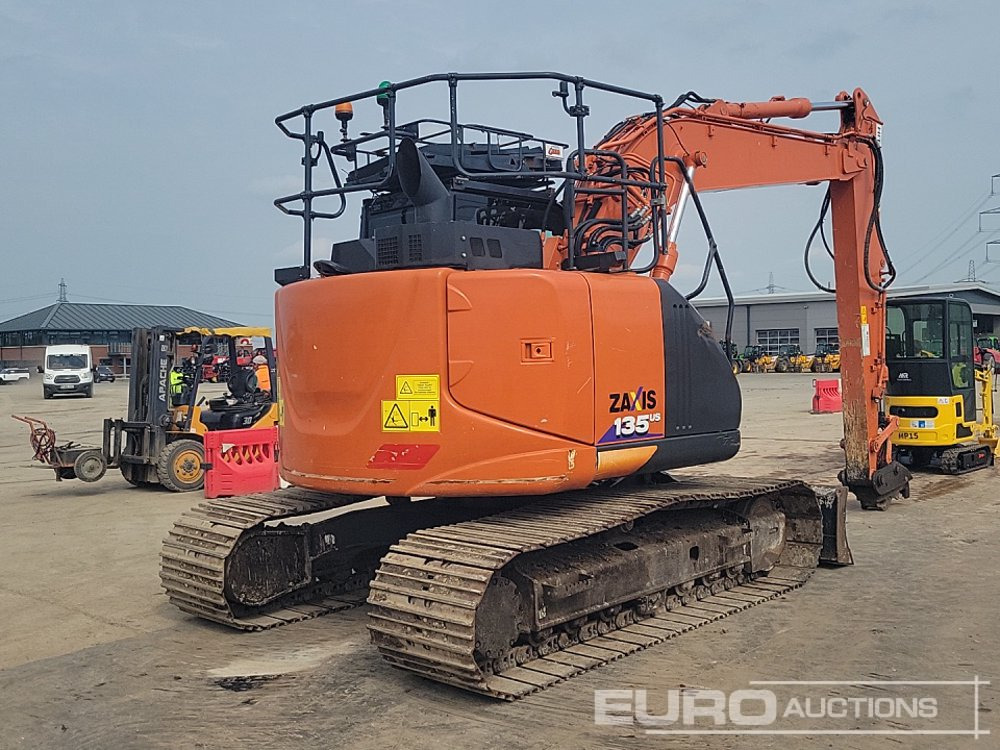 2019 Hitachi ZX135US-6 - Excavadora de cadenas: foto 5 2019 Hitachi ZX135US-6 - Excavadora de cadenas: foto 5