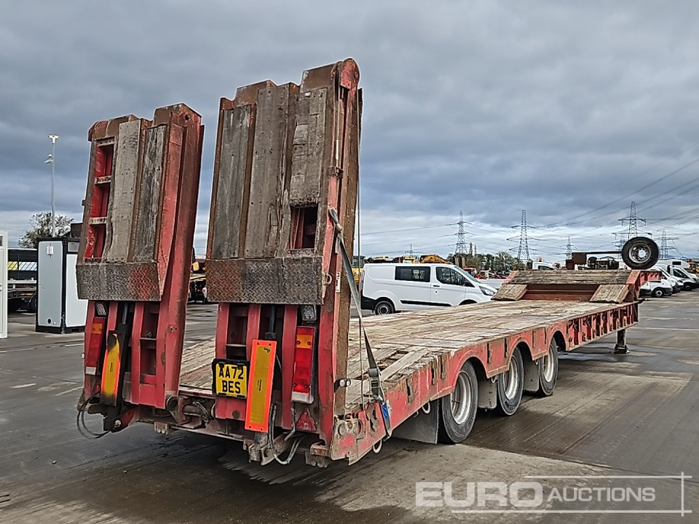 Andover Tri Axle Step Frame Low Loader, Winch, Hydraulic Fliptoe Ramps - Semirremolque góndola rebajadas: foto 5 Andover Tri Axle Step Frame Low Loader, Winch, Hydraulic Fliptoe Ramps - Semirremolque góndola rebajadas: foto 5