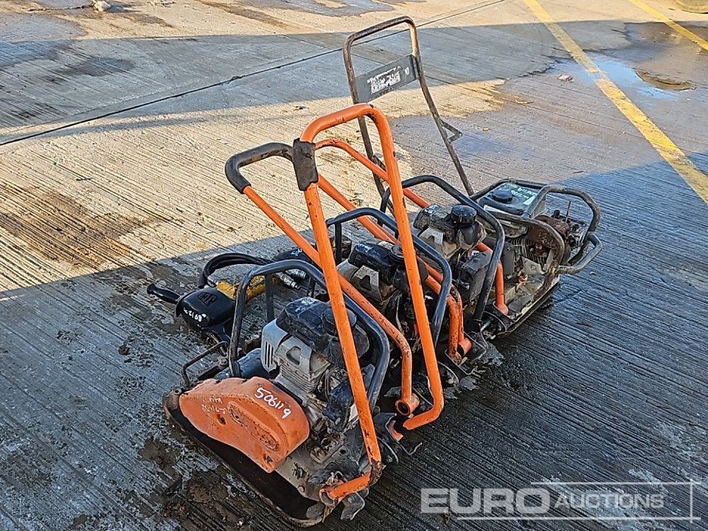 Belle LC3251 Petrol Compaction Plate, Honda Engine (3 of), Wacker Neuson WP1550A Petrol Compaction Plate (Parts Missing), JCB Hydraulic Handheld Breaker - Construcción de carreteras: foto 1 Belle LC3251 Petrol Compaction Plate, Honda Engine (3 of), Wacker Neuson WP1550A Petrol Compaction Plate (Parts Missing), JCB Hydraulic Handheld Breaker - Construcción de carreteras: foto 1