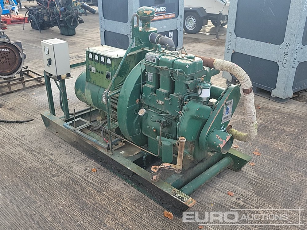 Brush 25kVA Skid Mounted Generator, Lister Engine - Generador industriale: foto 1 Brush 25kVA Skid Mounted Generator, Lister Engine - Generador industriale: foto 1