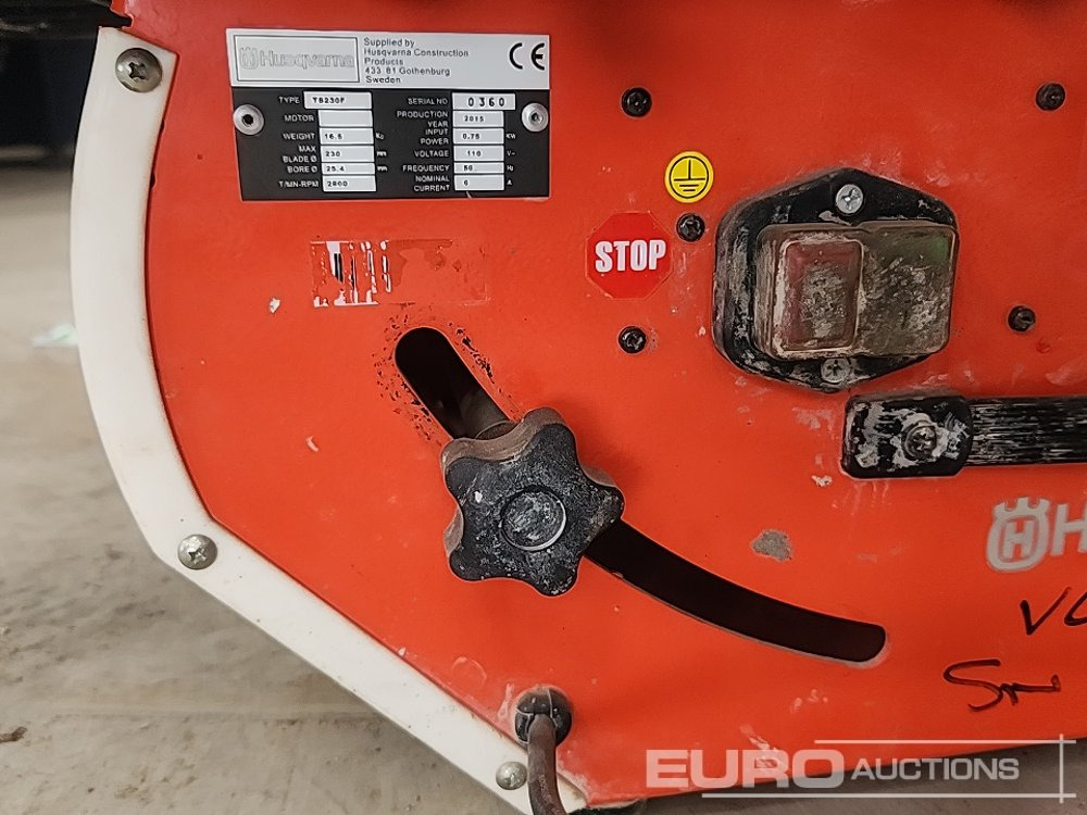 Equipo de construcción Husqvarna TS230F 110 Volt Tile Saw: foto 8