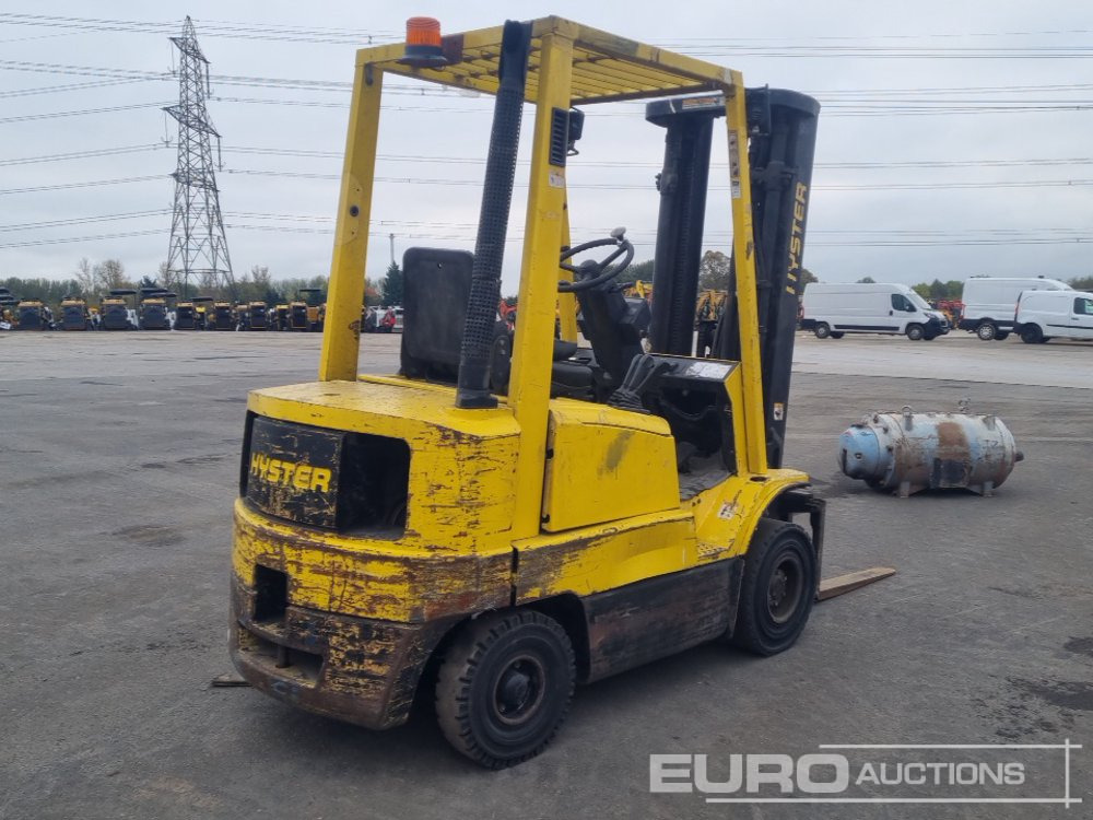 Hyster Diesel Forklift, 3 Stage Free Lift Mast, Side Shift, Forks (Runs, Slow Drive) - Carretilla elevadora: foto 5 Hyster Diesel Forklift, 3 Stage Free Lift Mast, Side Shift, Forks (Runs, Slow Drive) - Carretilla elevadora: foto 5