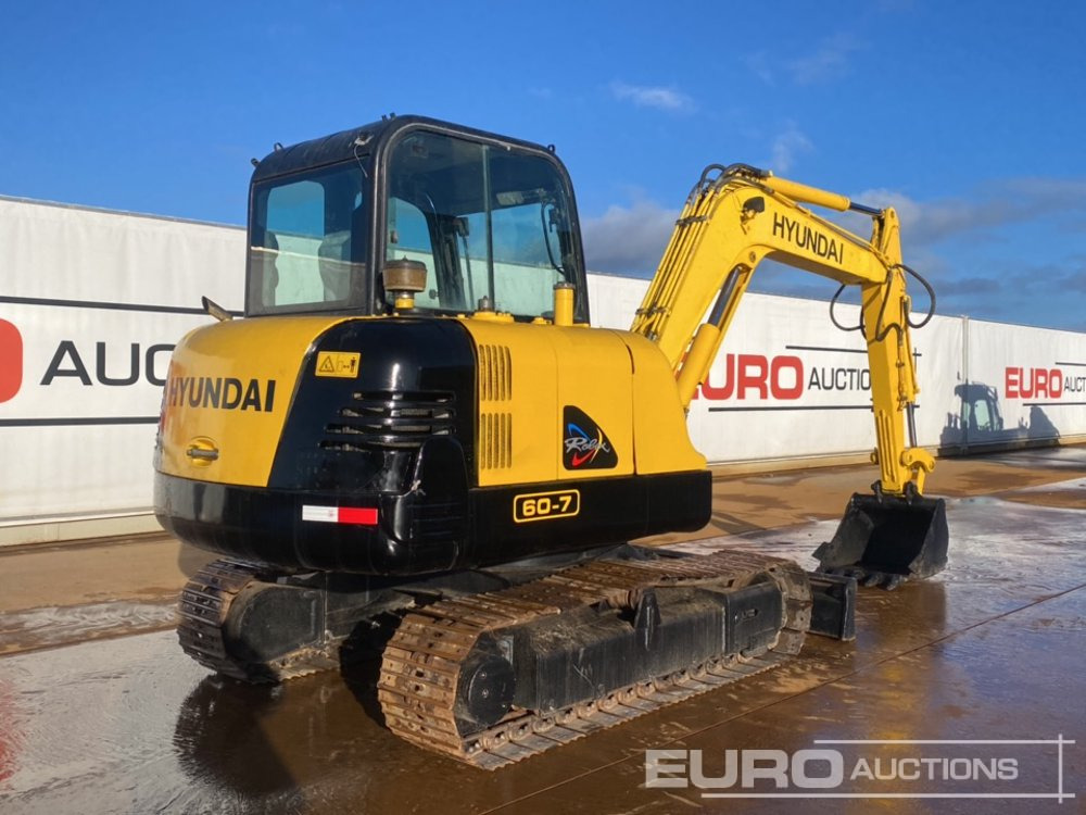 Hyundai R60-7 - Miniexcavadora: foto 5 Hyundai R60-7 - Miniexcavadora: foto 5
