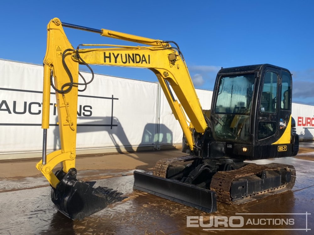 Hyundai R60-7 - Miniexcavadora: foto 1 Hyundai R60-7 - Miniexcavadora: foto 1