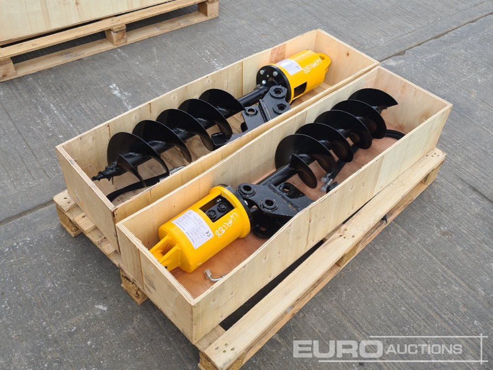 Unused 2025 Hydraulic 200mm Auger Flight & Drive 25mm Pin to suit Mini Excavator (2 of) - Implemento para Excavadora: foto 3 Unused 2025 Hydraulic 200mm Auger Flight & Drive 25mm Pin to suit Mini Excavator (2 of) - Implemento para Excavadora: foto 3